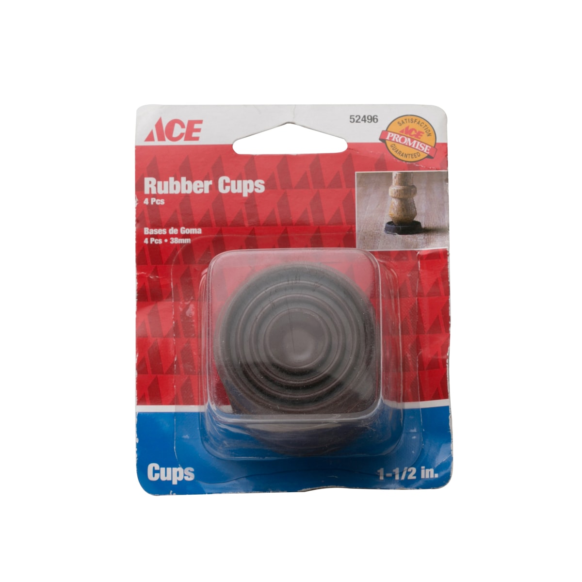 ACE Rubber Cup (38 mm, Pack of 4)