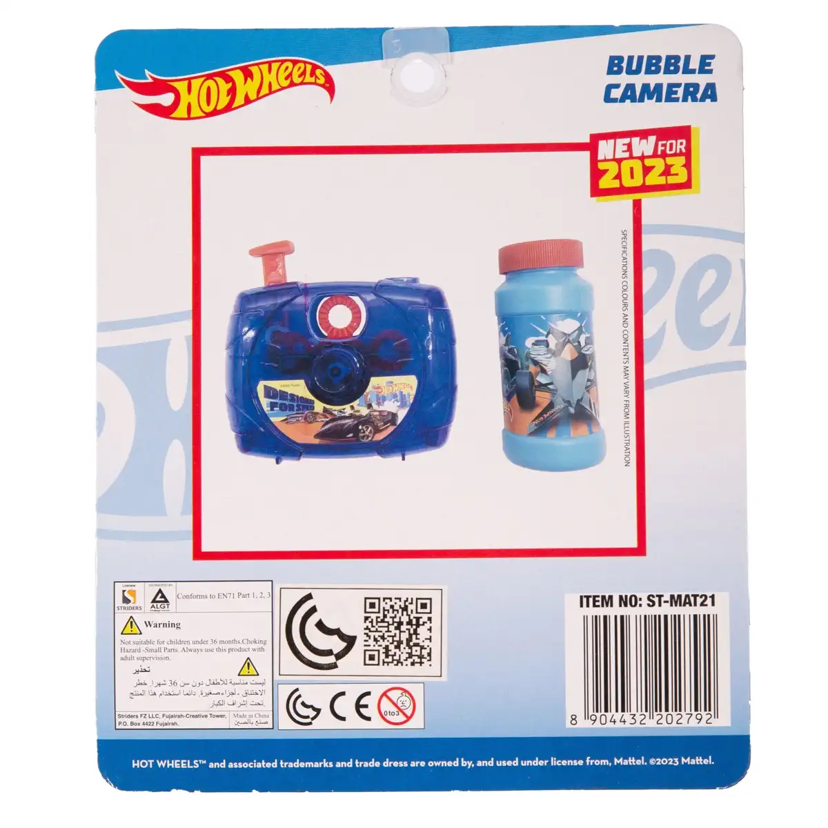 Hot Wheels Camera Bubble Toy