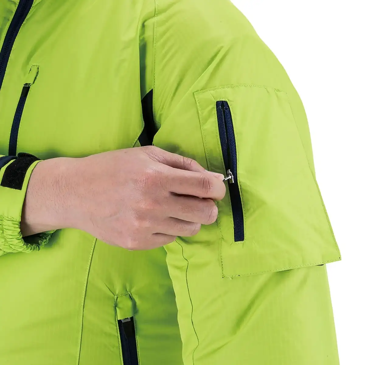 Makita Cordless Polyester Fan Jacket, DFJ212ZXL (18 V, Size XL)