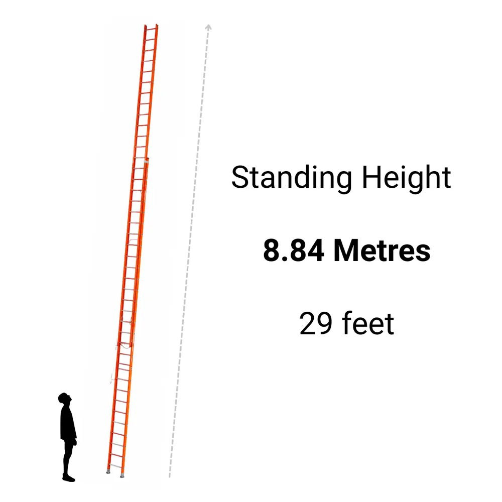 Liberti Fiberglass Extension Ladder (8.84 m)