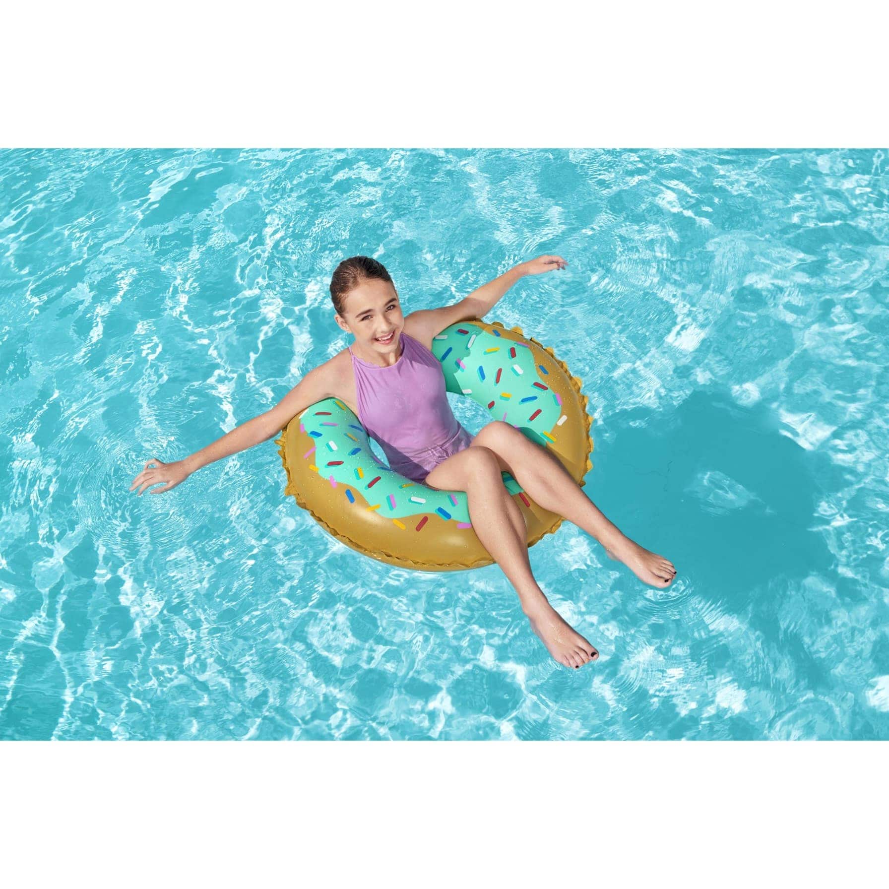 Bestway Vinyl Sweet Donut Inflatable Swim Ring (91 cm)