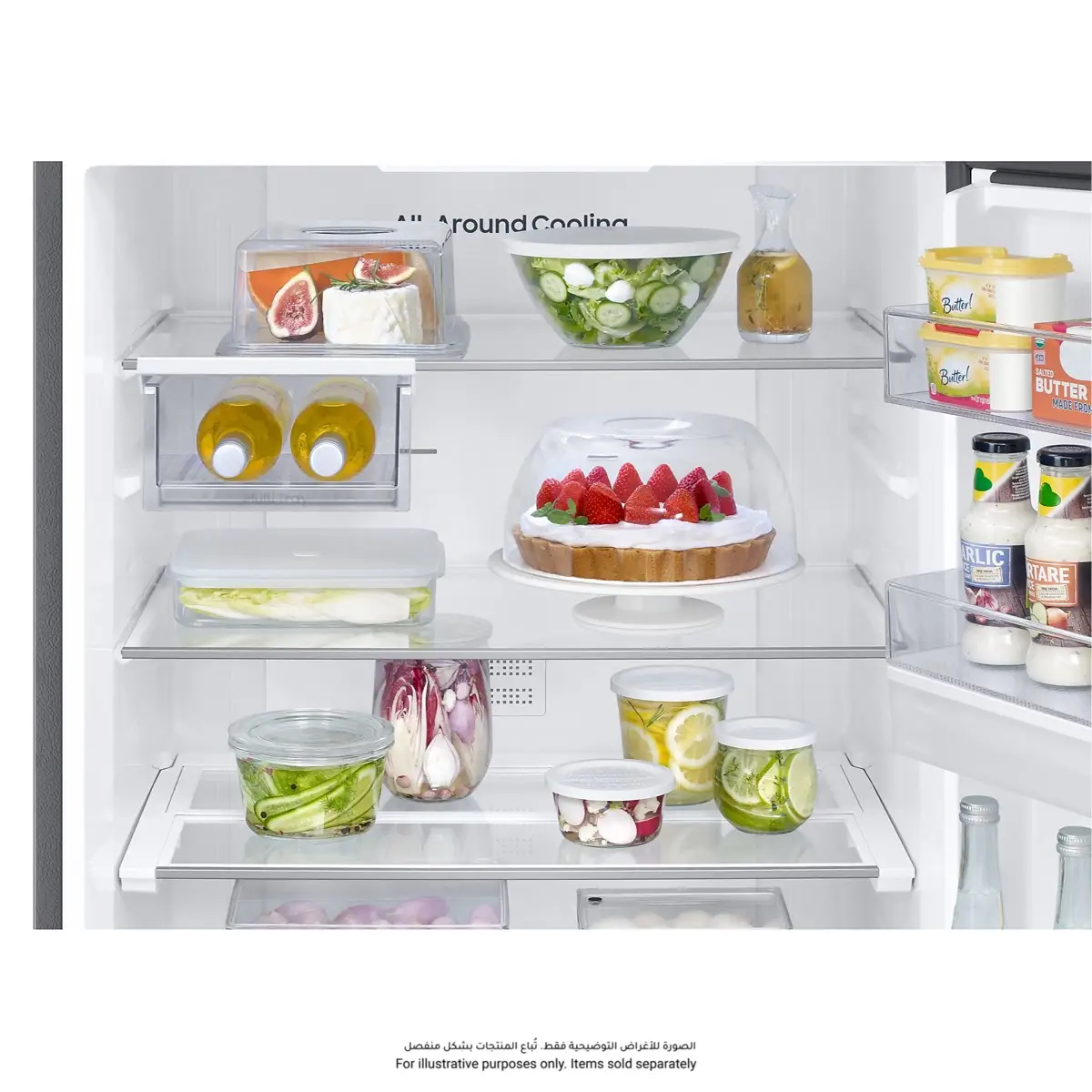 Samsung Freestanding Bottom Mount Freezer Refrigerator, RB50DG632ES9AE (459 L)