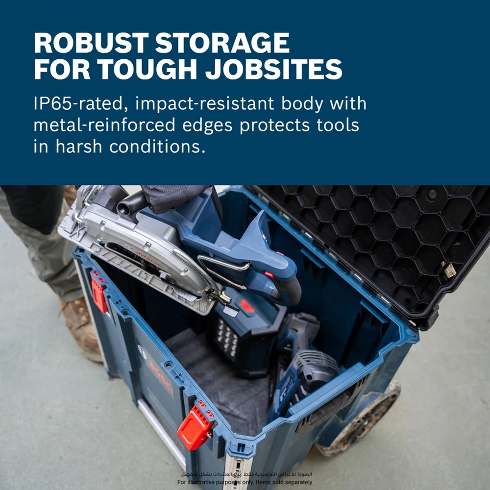 Bosch PRO L-Boxx Contractor Carrying Case System (55.9 x 53 x 47.6 cm)