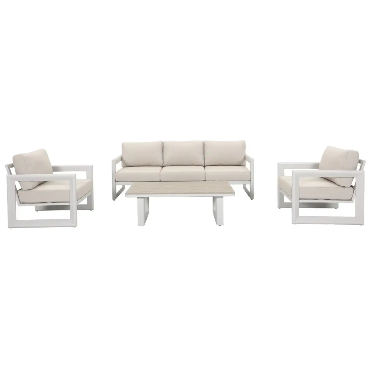 Salento 5-Seater Aluminum Outdoor Sofa Set