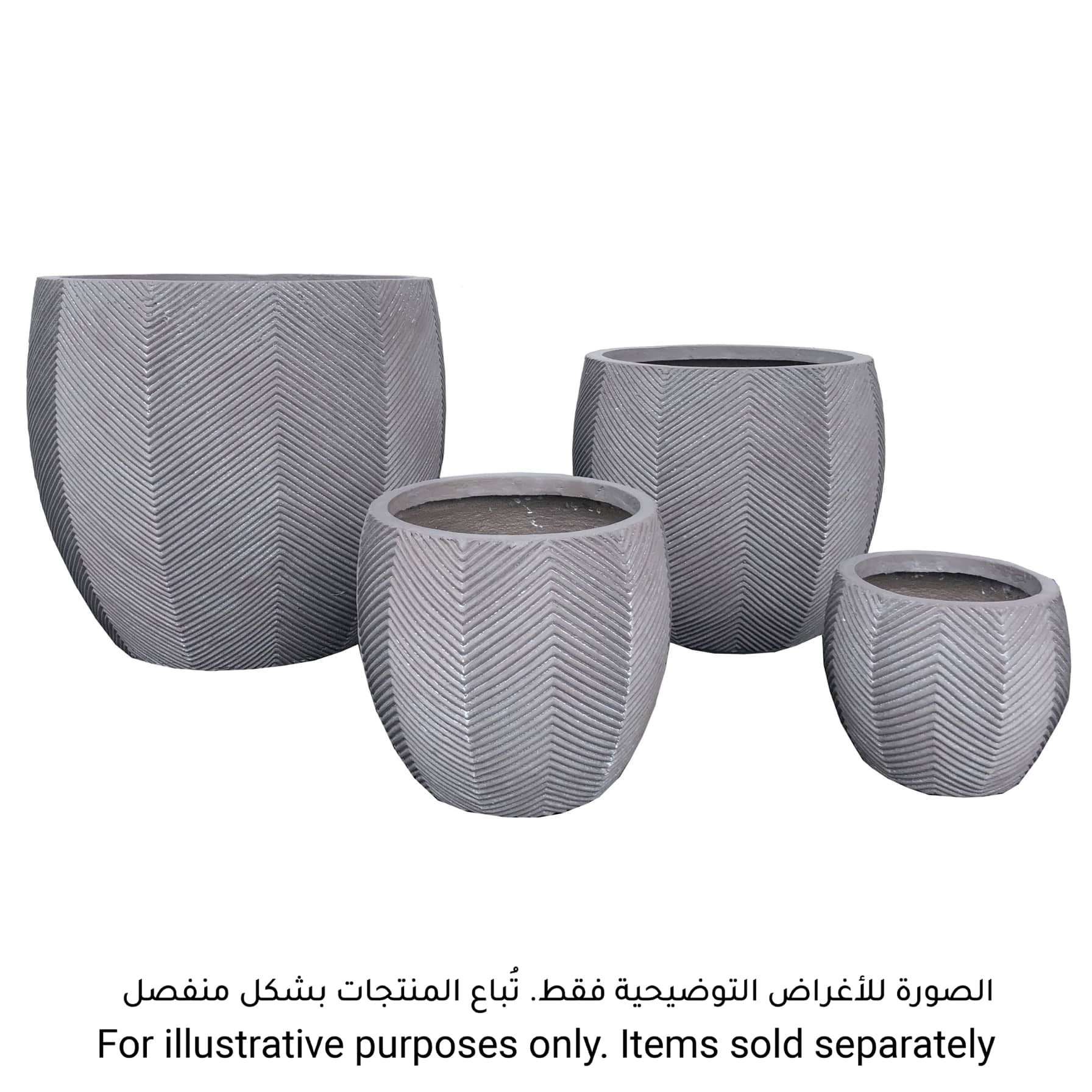 Glazed Terracotta Iowa Bullet Plant Pot Generic (44 x 44 x 39 cm, Large)