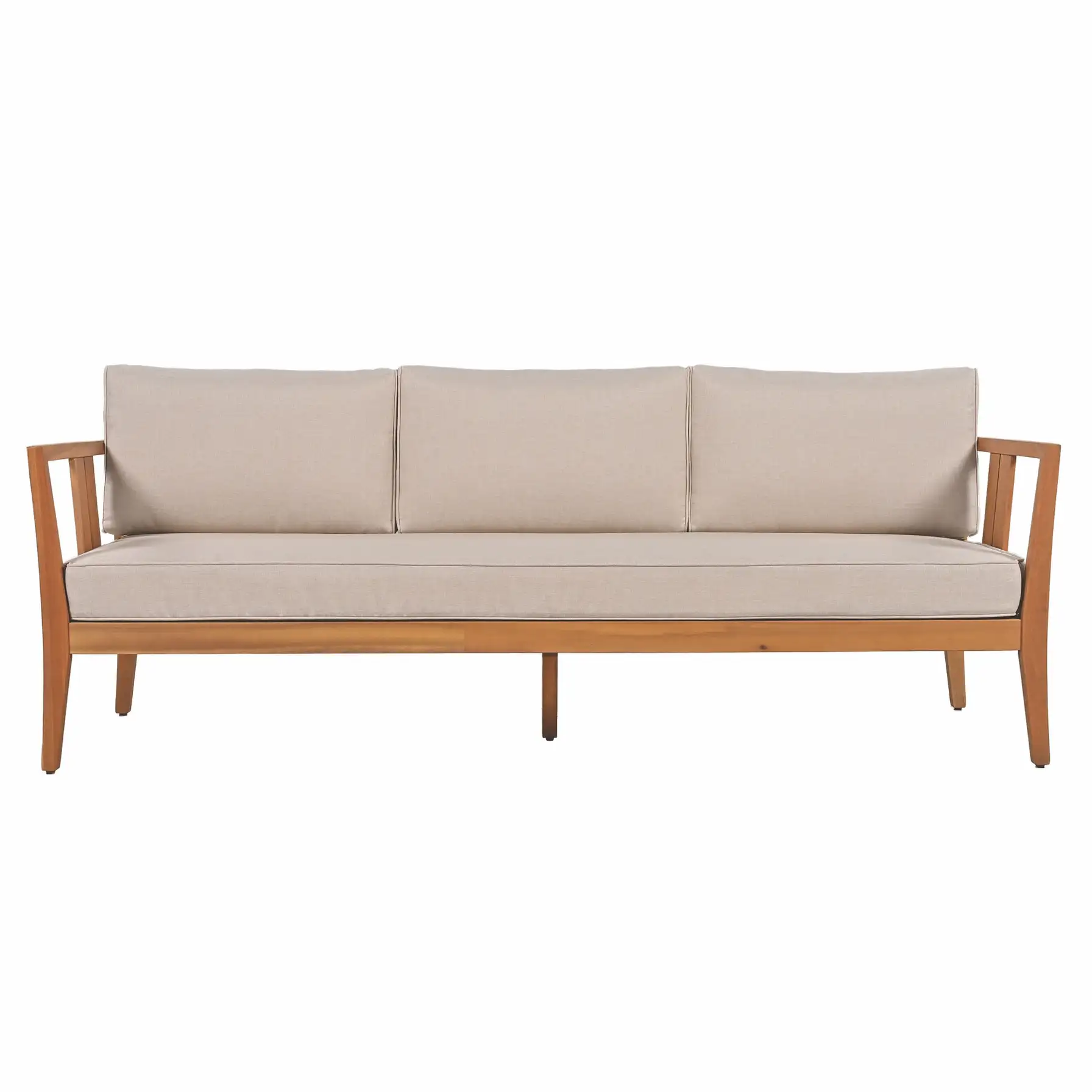 Living Accents Nicholson 5-Seater Acacia Wood Outdoor Sofa Set (184 x 68 x 61.5 cm)