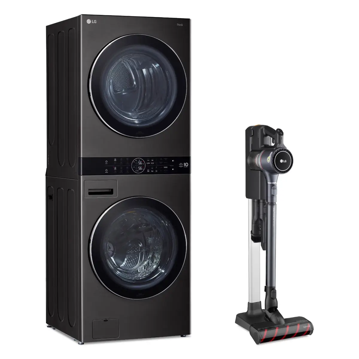 LG WashTower 19 Kg Front Load Washer Dryer, W1S1CVK2EHM/A9N-CORE (16 Kg Dry)