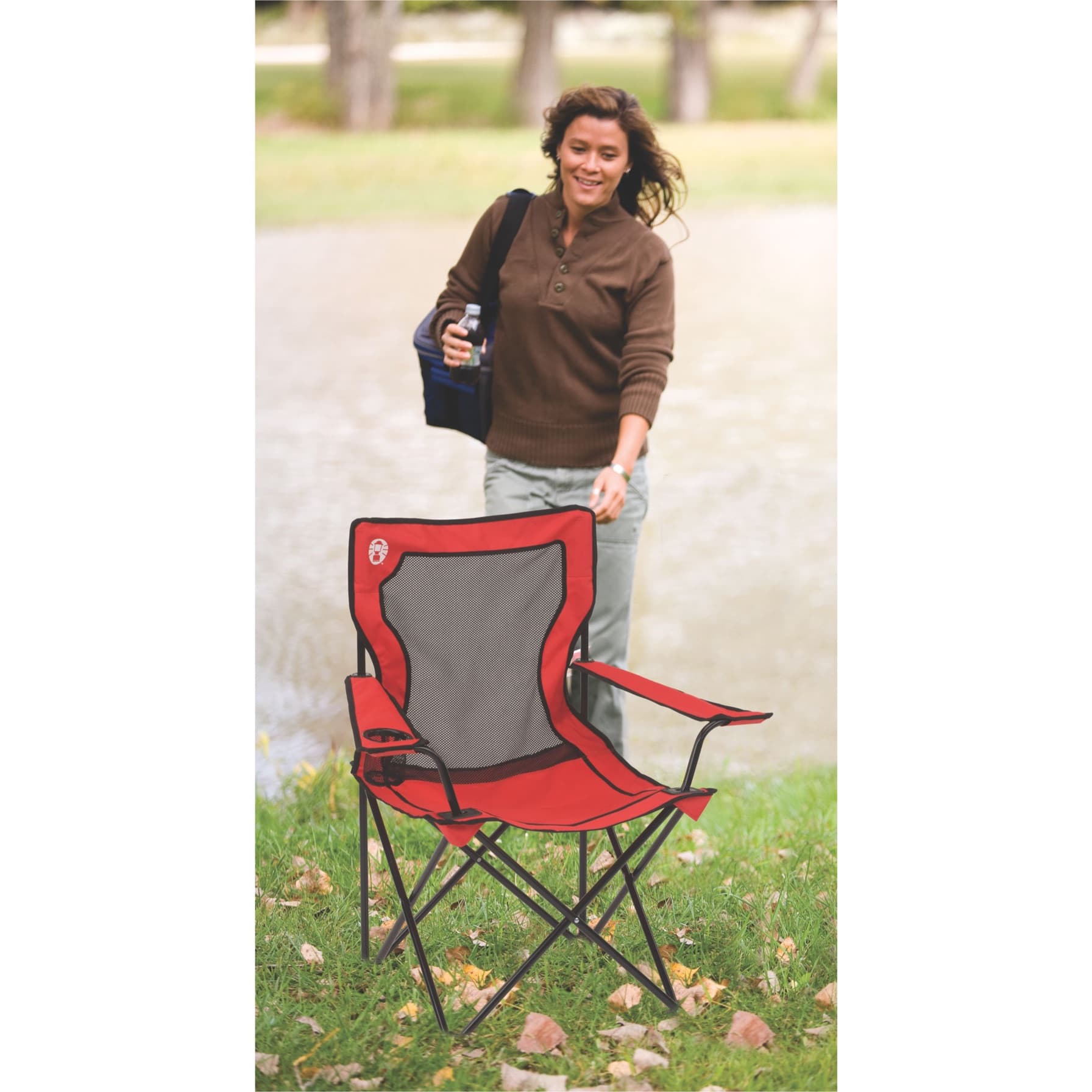 Coleman Broadband Mesh Quad Camping Chair (54 x 79 x 91 cm)