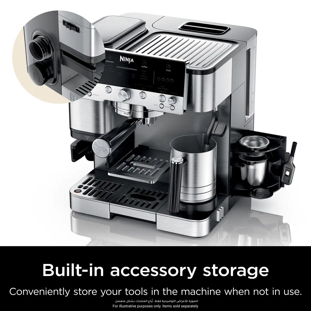Ninja Luxe Cafe Premier Espresso Coffee Machine, ES601UK (1650 W, 2 L)