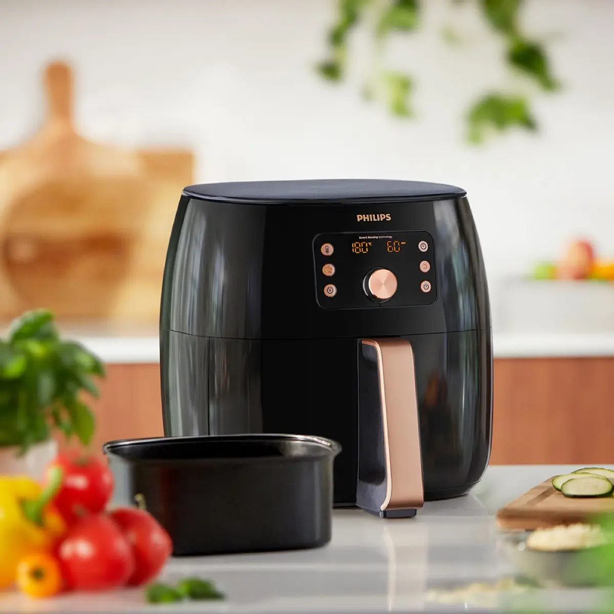 Philips Premium Airfryer XXL, HD9863/91 (7.3 L, 2225 W)