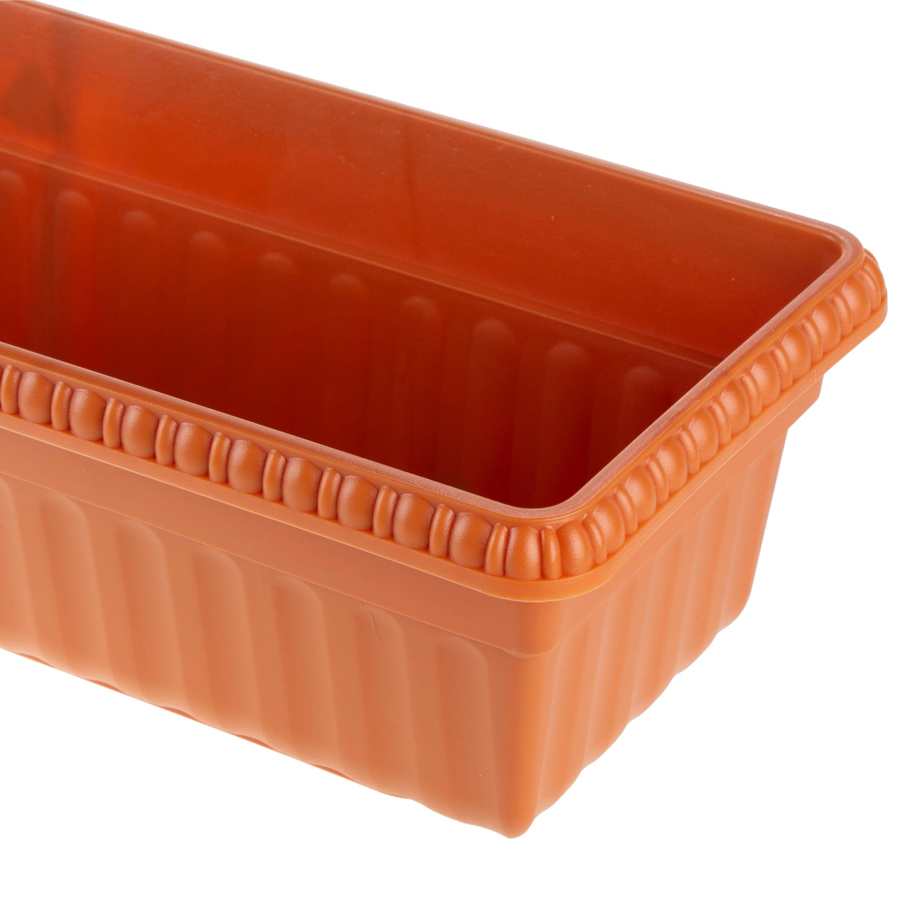 Plastic Rectangle Plant Pot (63.5 x 21.5 x 14.5 cm)