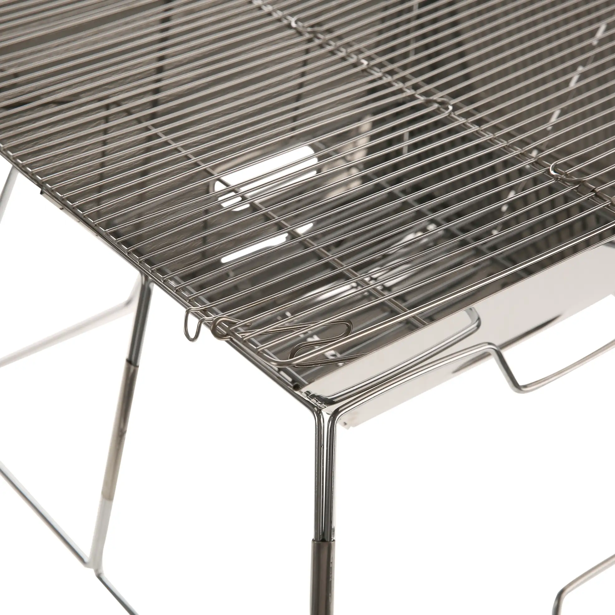 Flame-On 2-in-1 Portable Fire Pit & Charcoal Grill (43 x 25 x 5 cm)