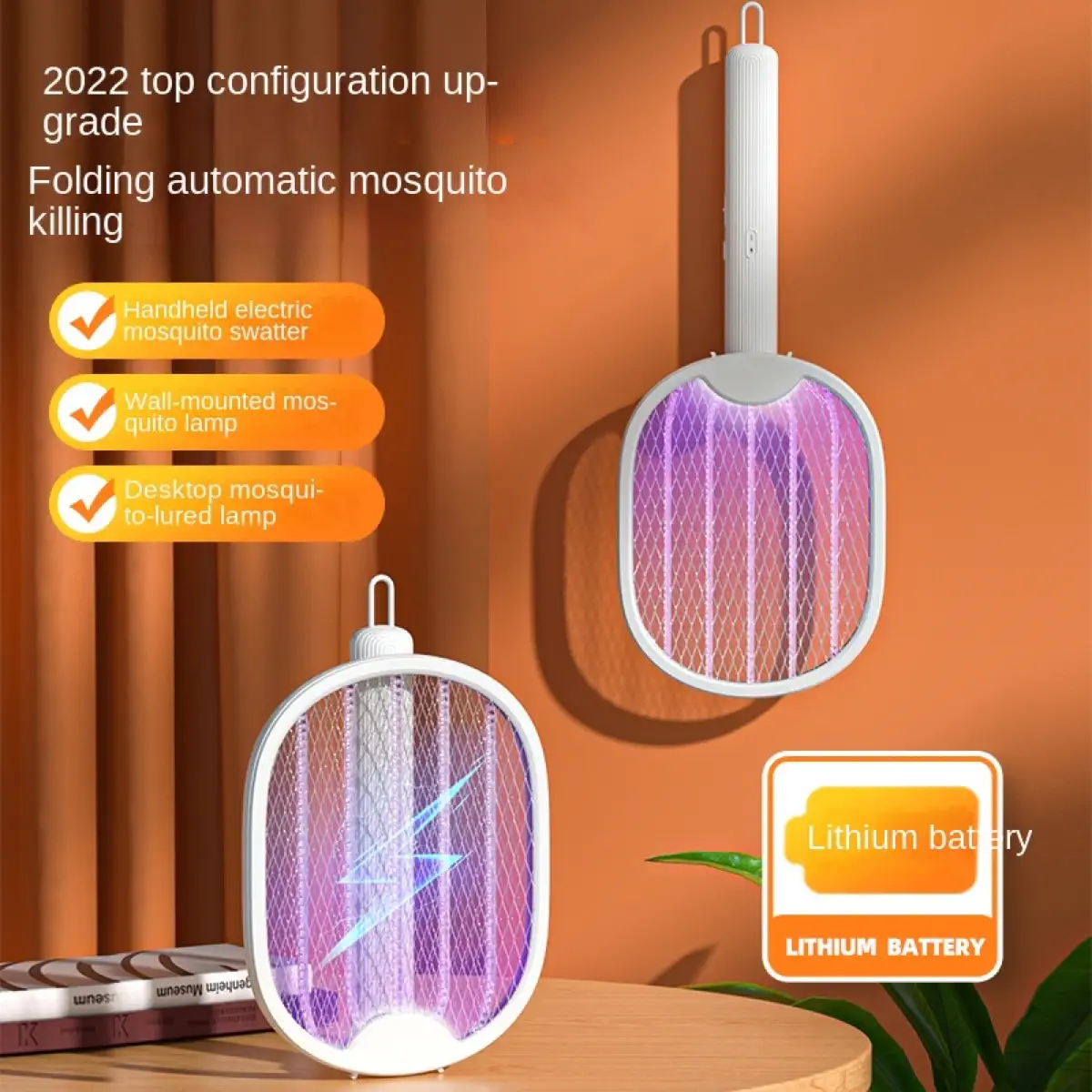 Kenco 3-in-1 Foldable Rechrgeable Insect Killer (20 x 5 x 48 cm)