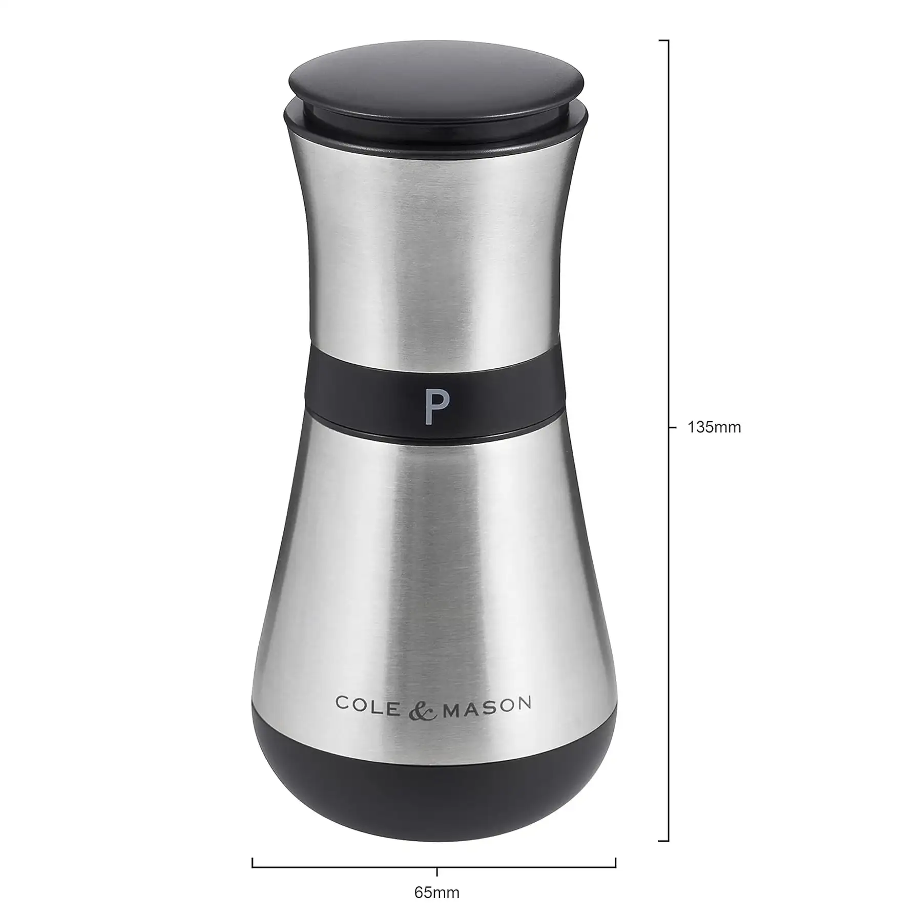 Cole & Mason Henley Precision+ Stainless Steel Salt & Pepper Mill Set (2 Pc.)