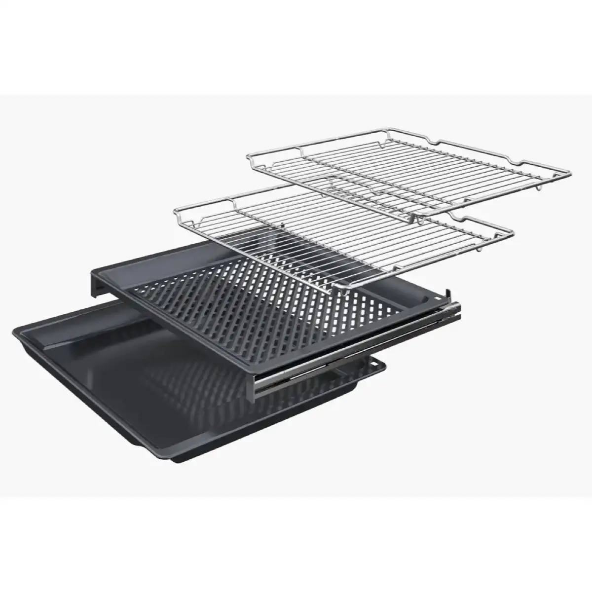Bosch Series 8 Built-In Compact Oven, HBG776NB1M (71 L)