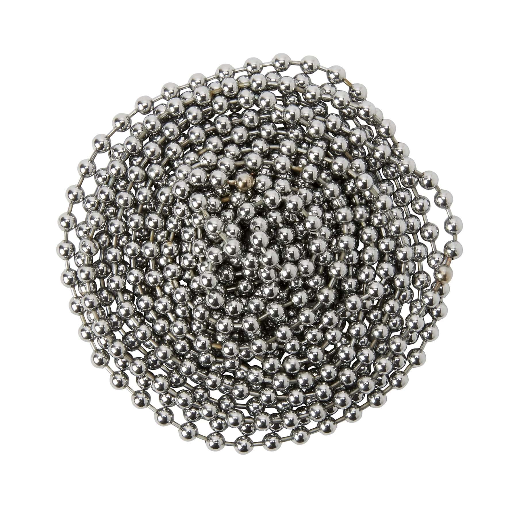Diall Chrome-Plated Brass Bead Chain (3.2 mm x 2.5 m)