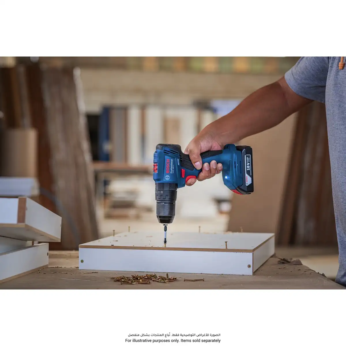 Bosch Cordless Impact Drill Driver, GSB 185- Li (18 V) 