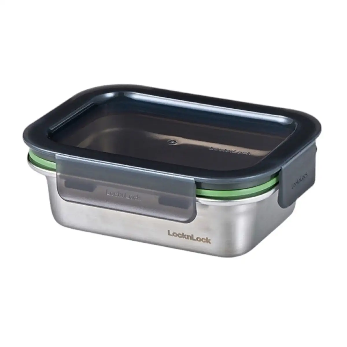 Lock & Lock Stainless Steel Stackable Rectangle Food Container (400 ml)