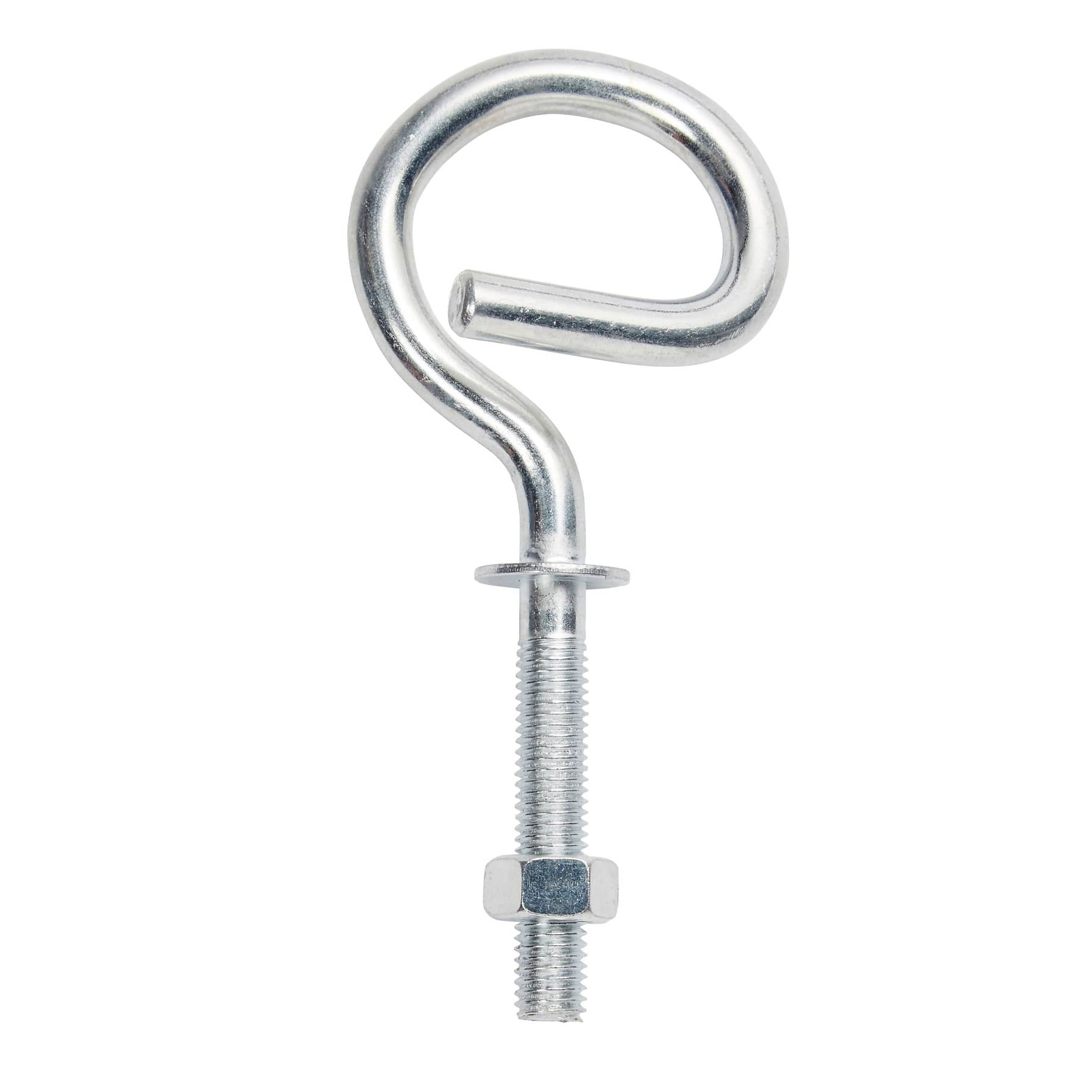 Diall Zinc-Plated Steel Single Hook (12 x 110 x 68 mm)