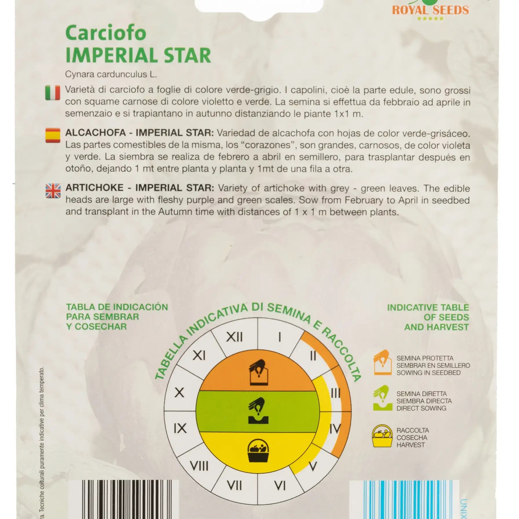 Royal Seeds Imperial Star Artichoke Seed Pack (2.5 g)