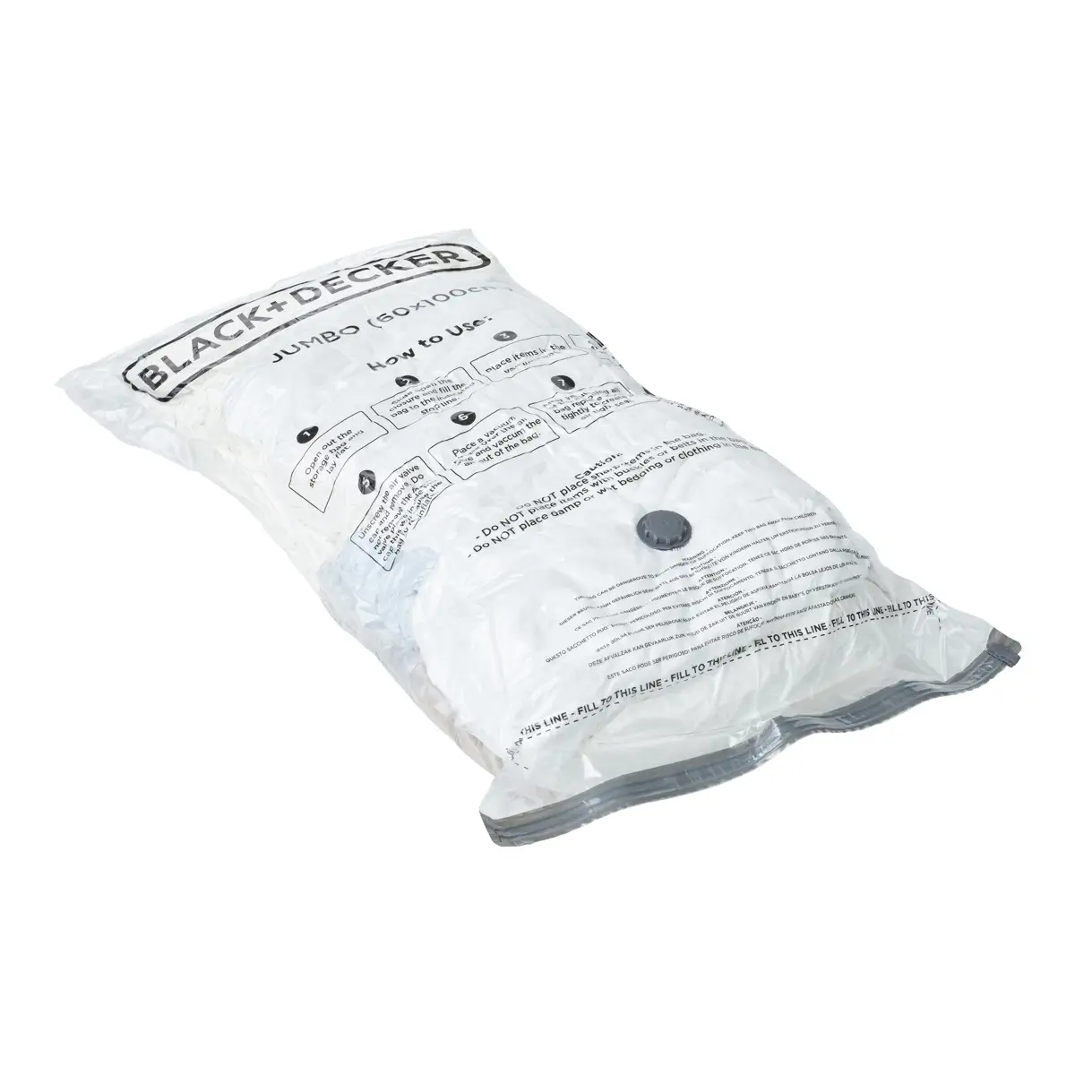 Black+Decker Vacuum Storage Bag  (60 x 100 cm, Jumbo)