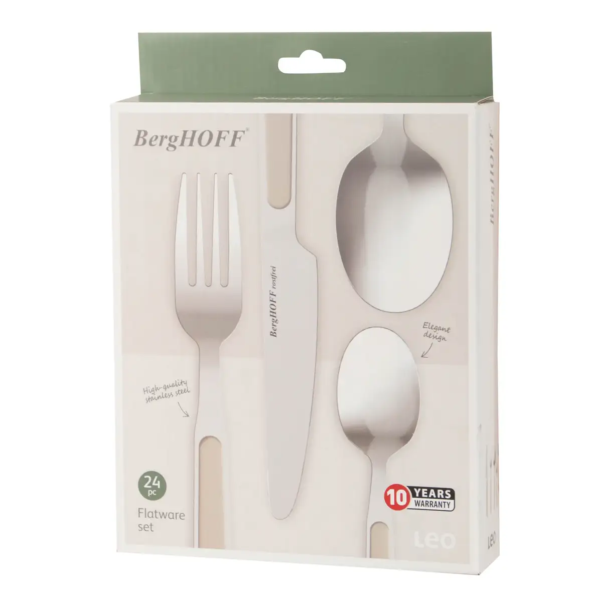 Berghoff Balance Stainless Steel Cutlery Set W/Moon Beam Pttern ( 24 Pc.)