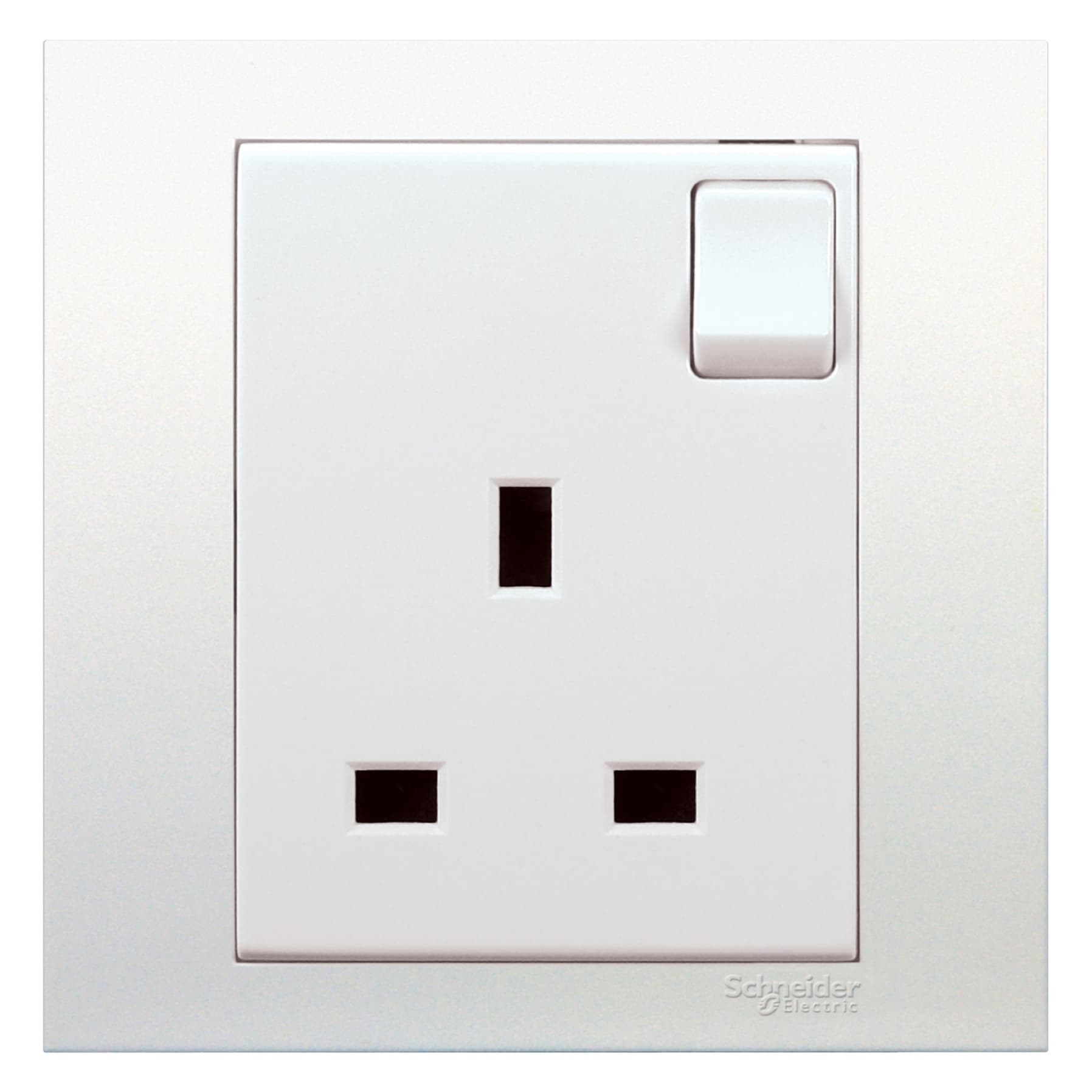 Schneider Electric Vivace 1 Gang Switch Socket (8.7 x 8.7 x 3.5 cm, 250 VAC)