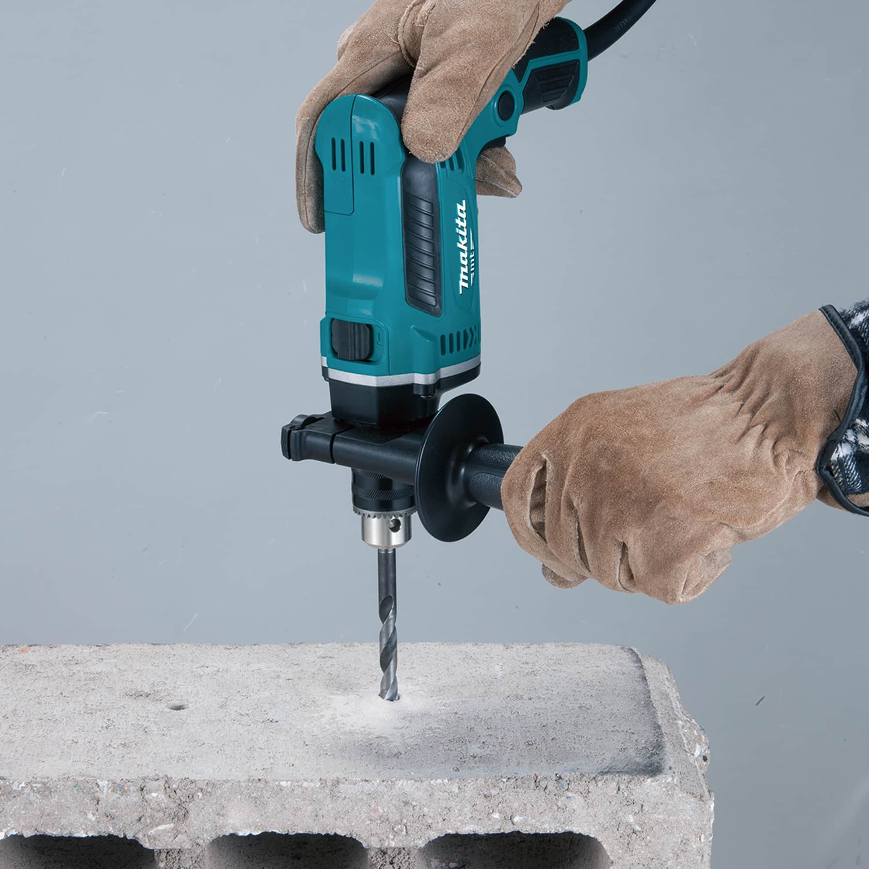 Makita MT Series Corded Hammer Drill W/Accessories, M8103KX2B (430 W)