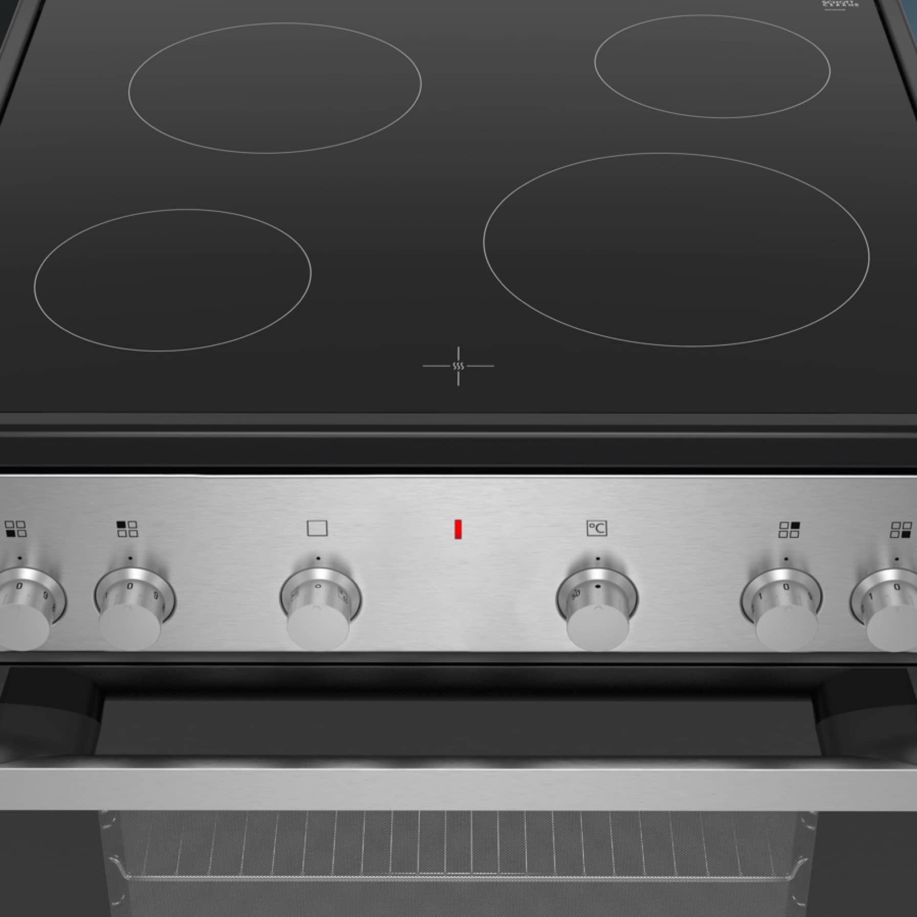 Siemens Freestanding 4-Zone Electric Cooker, HK6L00070M (85 x 60 x 60 cm)