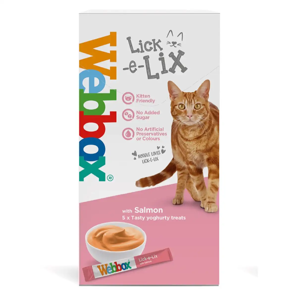 Webbox Lick-e-Lix Salmon Cat Treats (75 g)