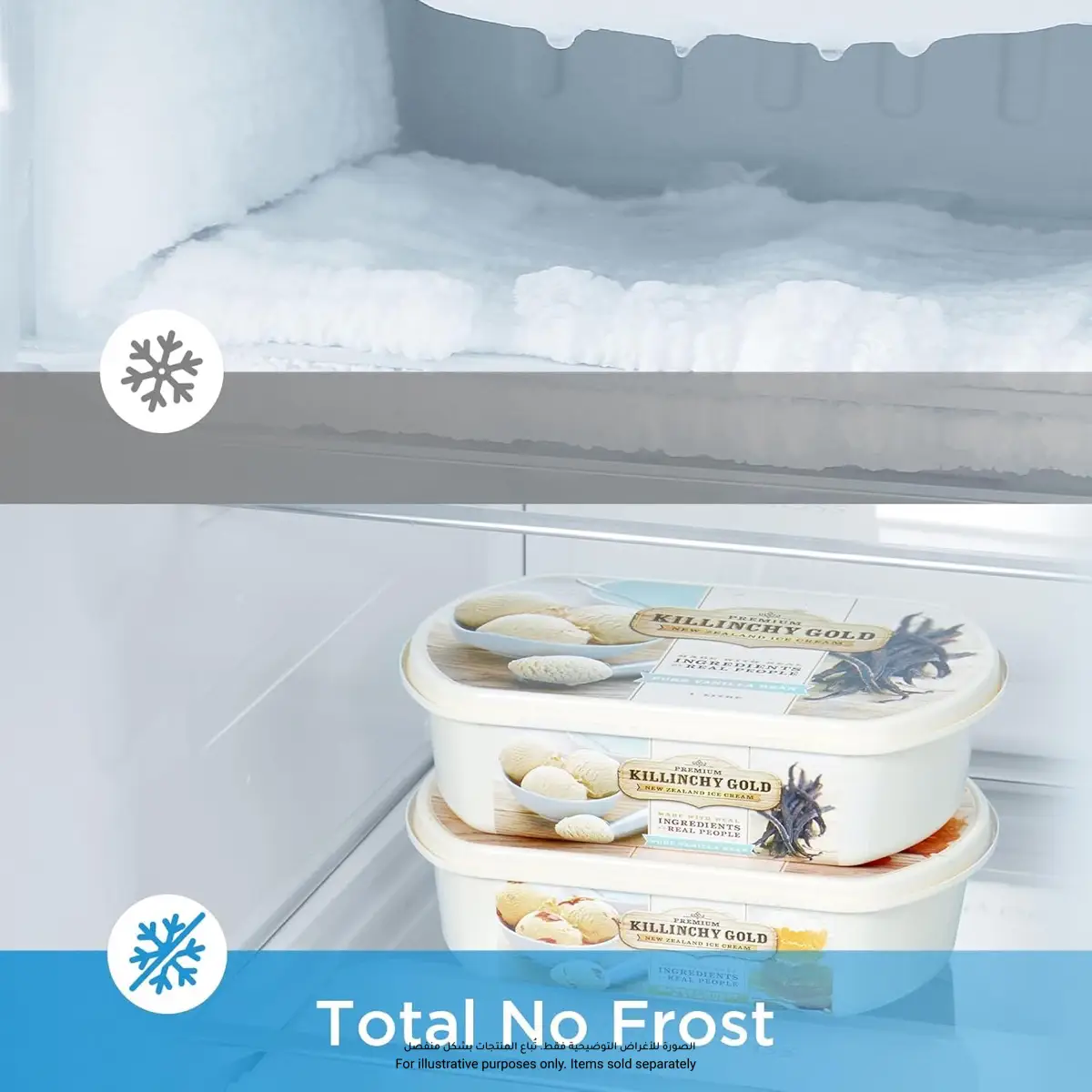 Midea Freestanding Upright Freezer, MDRU333FEE46 (330 L, Silver)