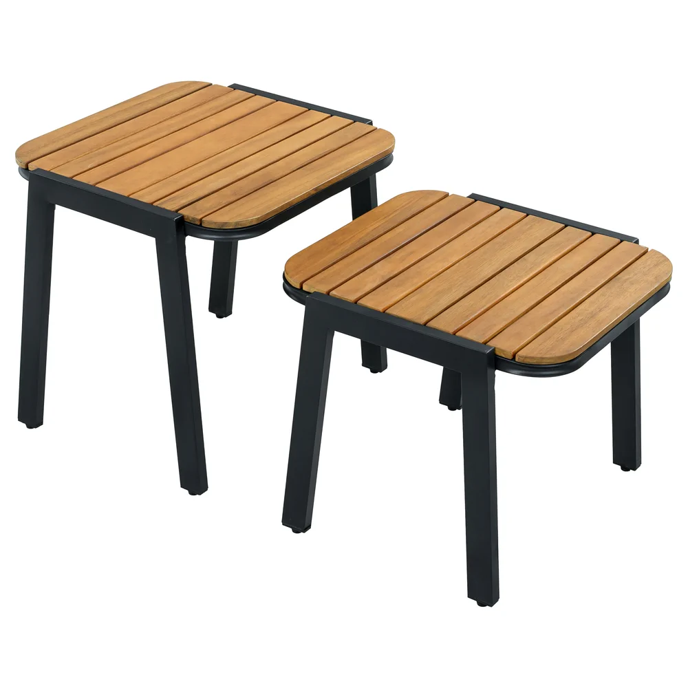 Living Accents Linea Nesting Table Set (48.5 x 46 x 44.5 cm, 2 Pc.)