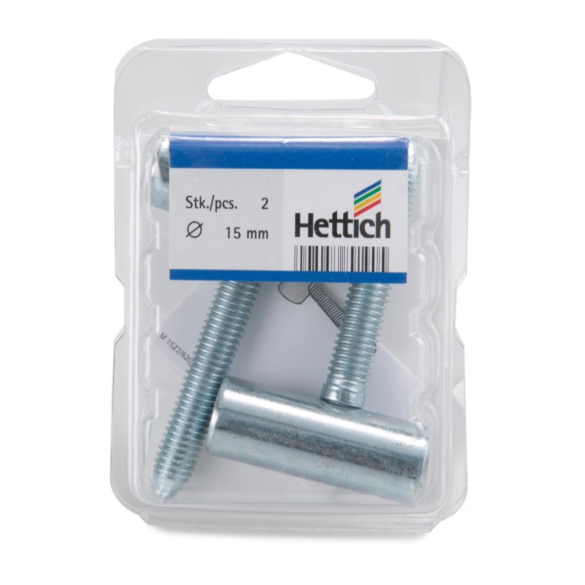 Hettich Drill-in Hinge – Nickel Plated (15 x 40 mm, 2 Pieces)