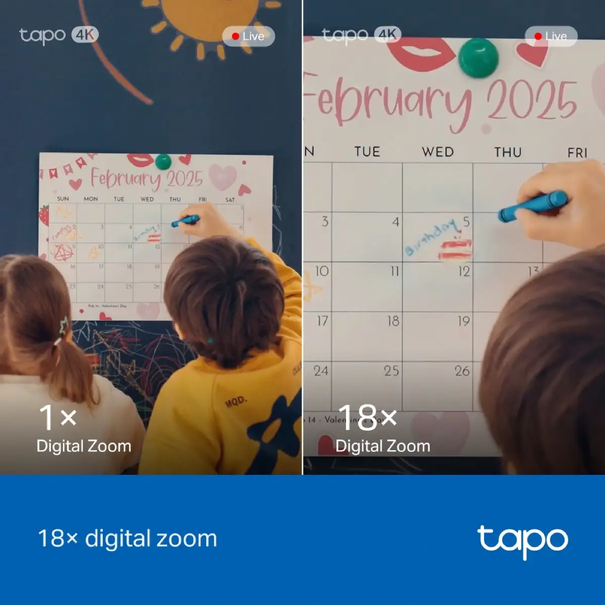 Tapo Pan-Tilt AI Home Security Wi-Fi Camera, C260