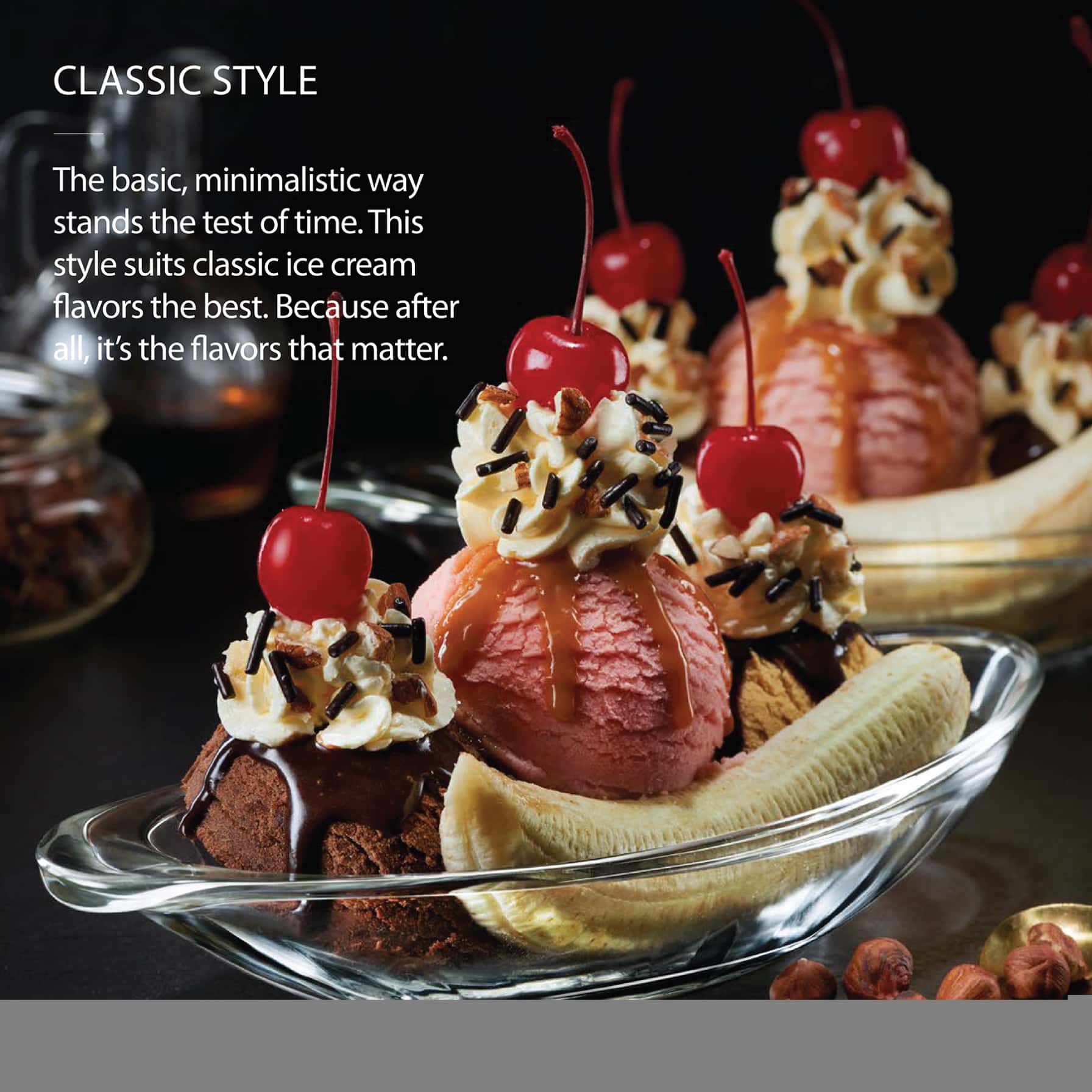 Ocean Delight Glass Banana Split Dish 