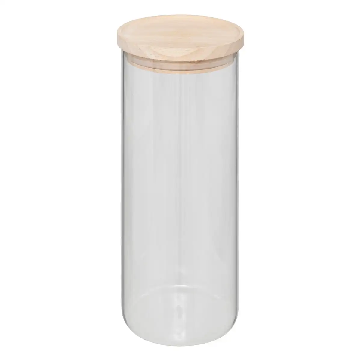 5Five Hermet Glass & Wood Jar (1.6 L)