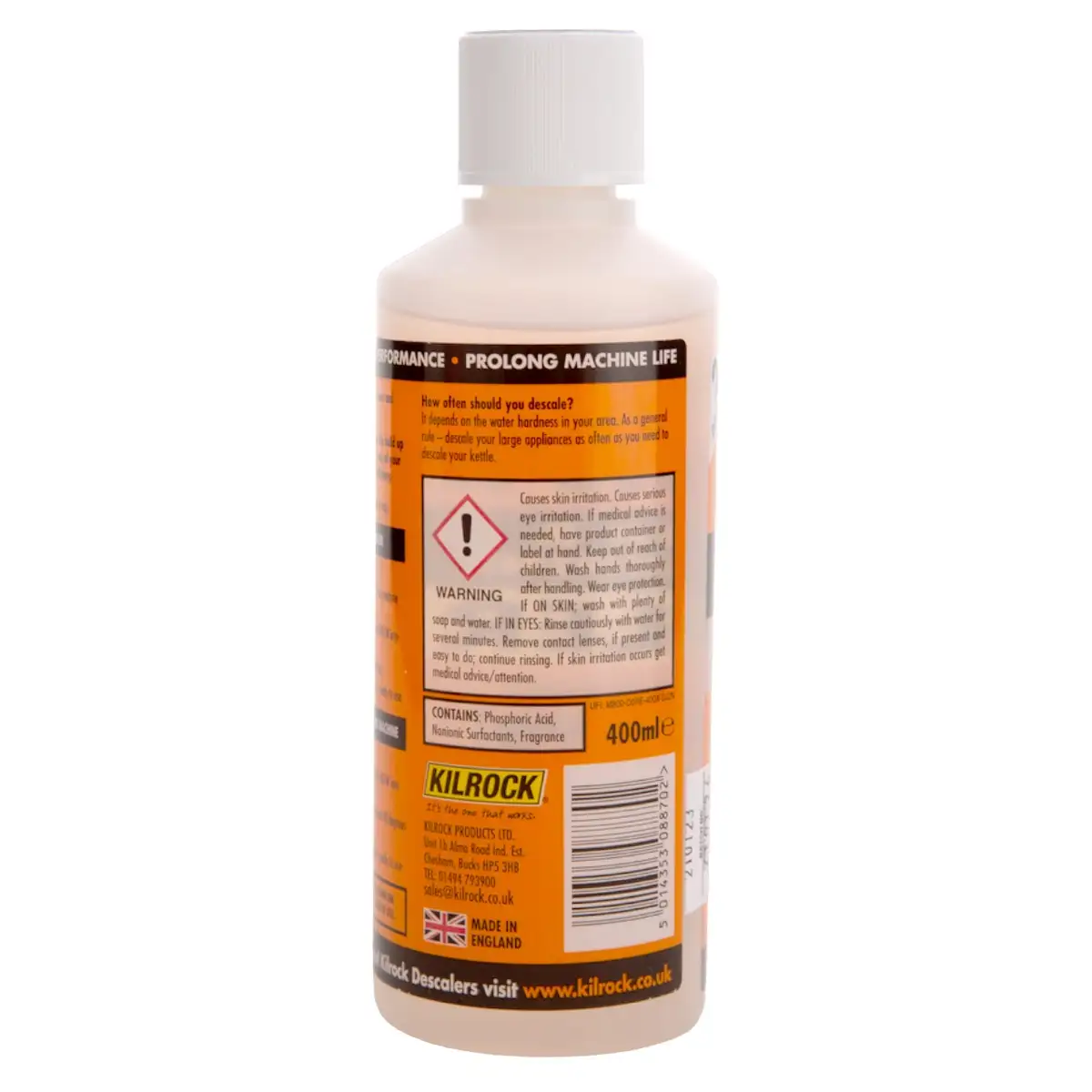Kilrock Dishwasher & Washing Machine Descaler (0.4 L)