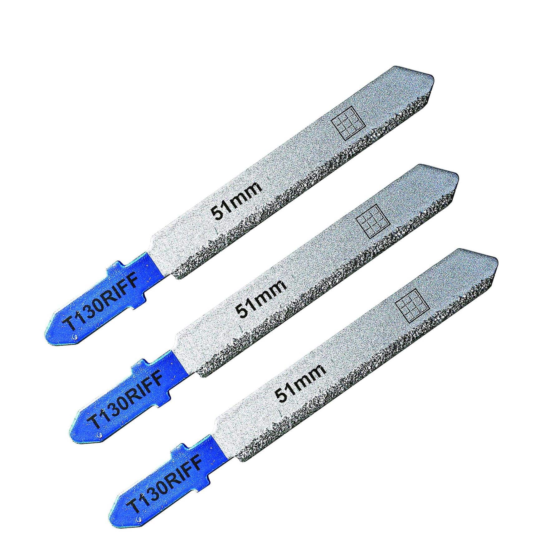 Universal Carbide Grit T-Shank Abrasive Jigsaw Blade Pack (3 Pc.)