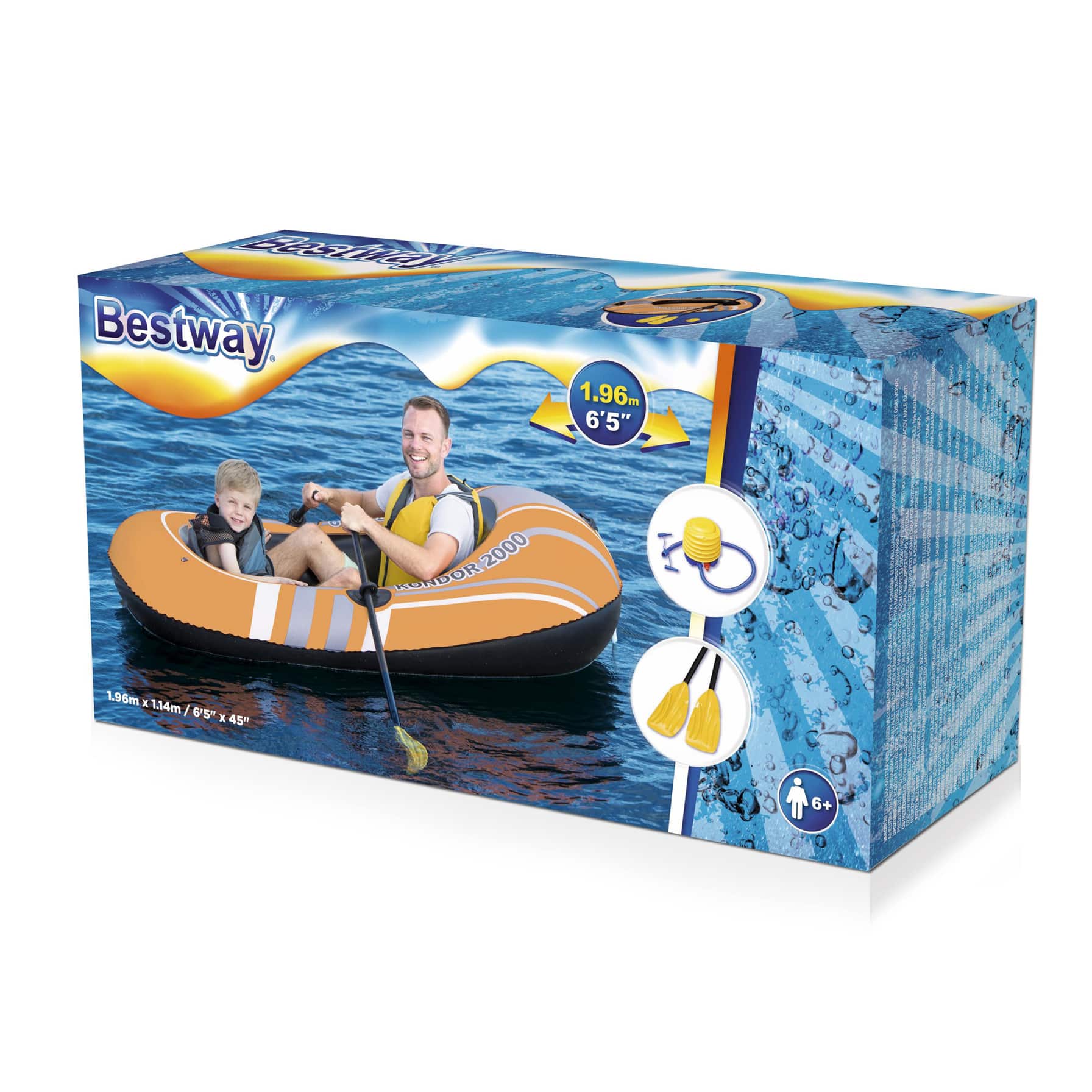 Bestway Hydro Force Raft Set (195.5 x 114 cm)