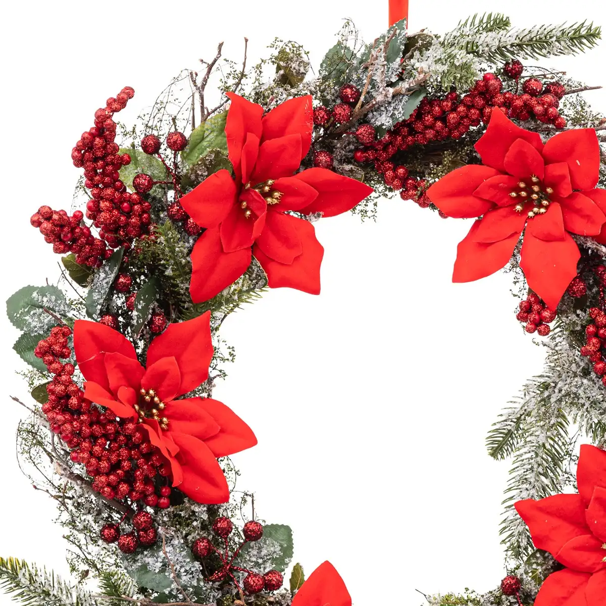 Atmosphera Poinsettia Wreath (50 cm)