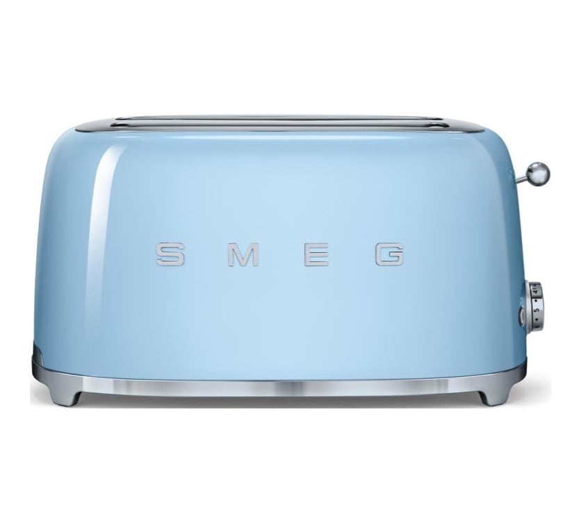 SMEG TSF02PBUK 50s Retro Style Toaster (1500 W, Pastel Blue) 