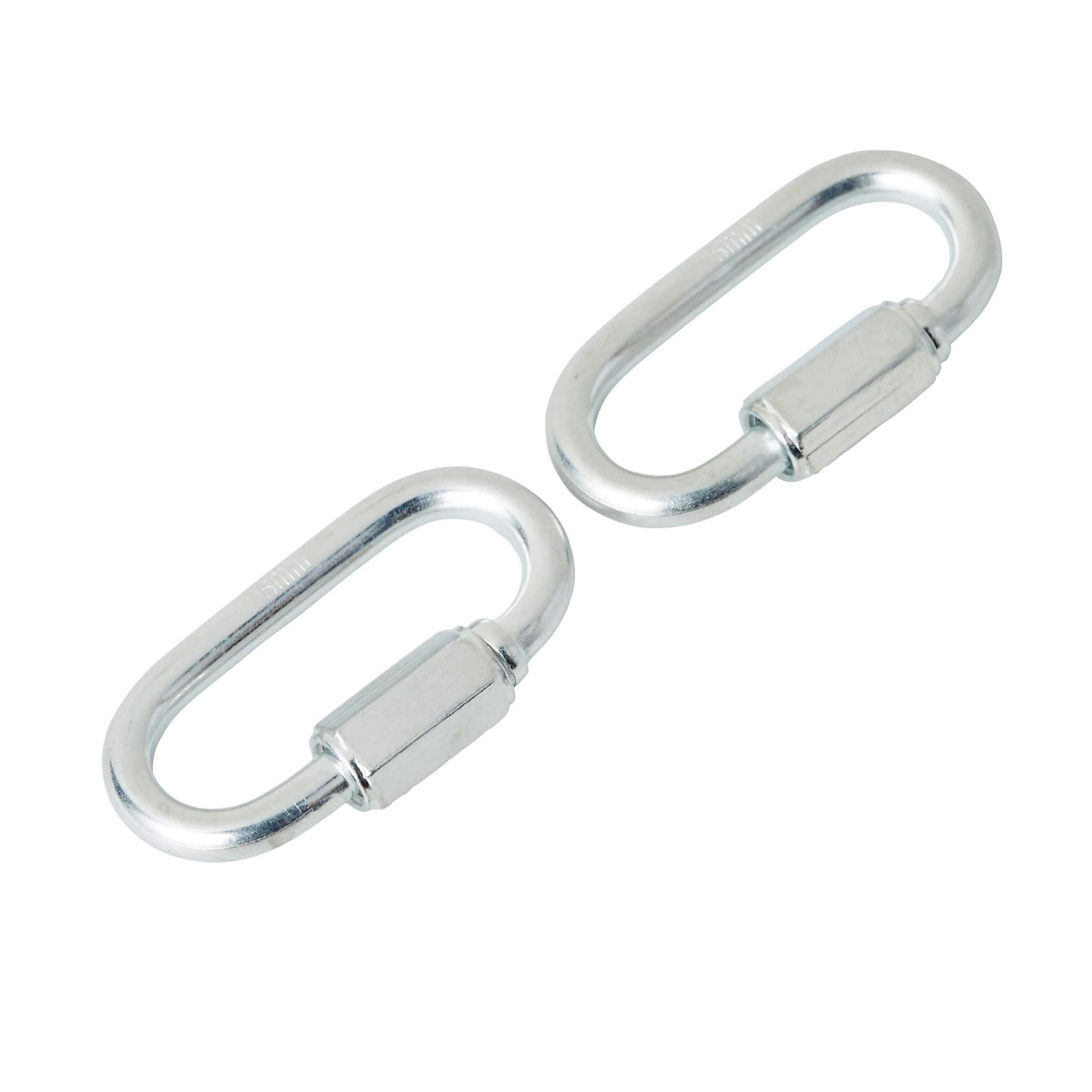 Diall Zinc-Plated Steel Quick Link Pack (3 mm, 2 Pc.)