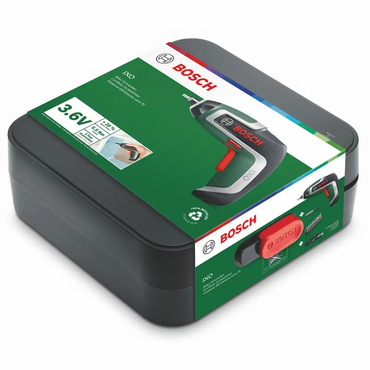 Bosch IXO 7 Cordless Screwdriver, 06039E0000 (3.6 V)