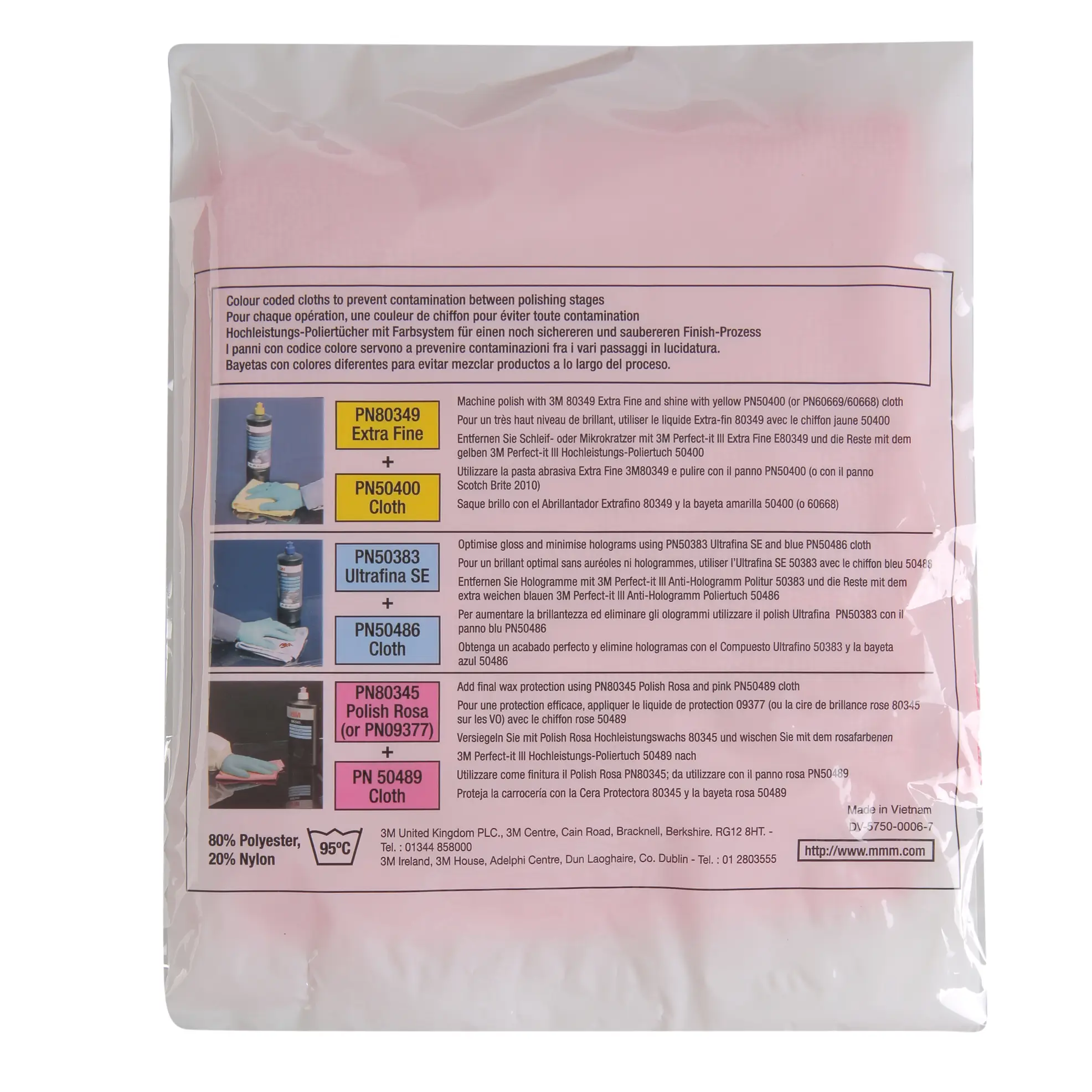 3M Microfibre Ultra Soft Polishing Cloth (36 x 32 cm)