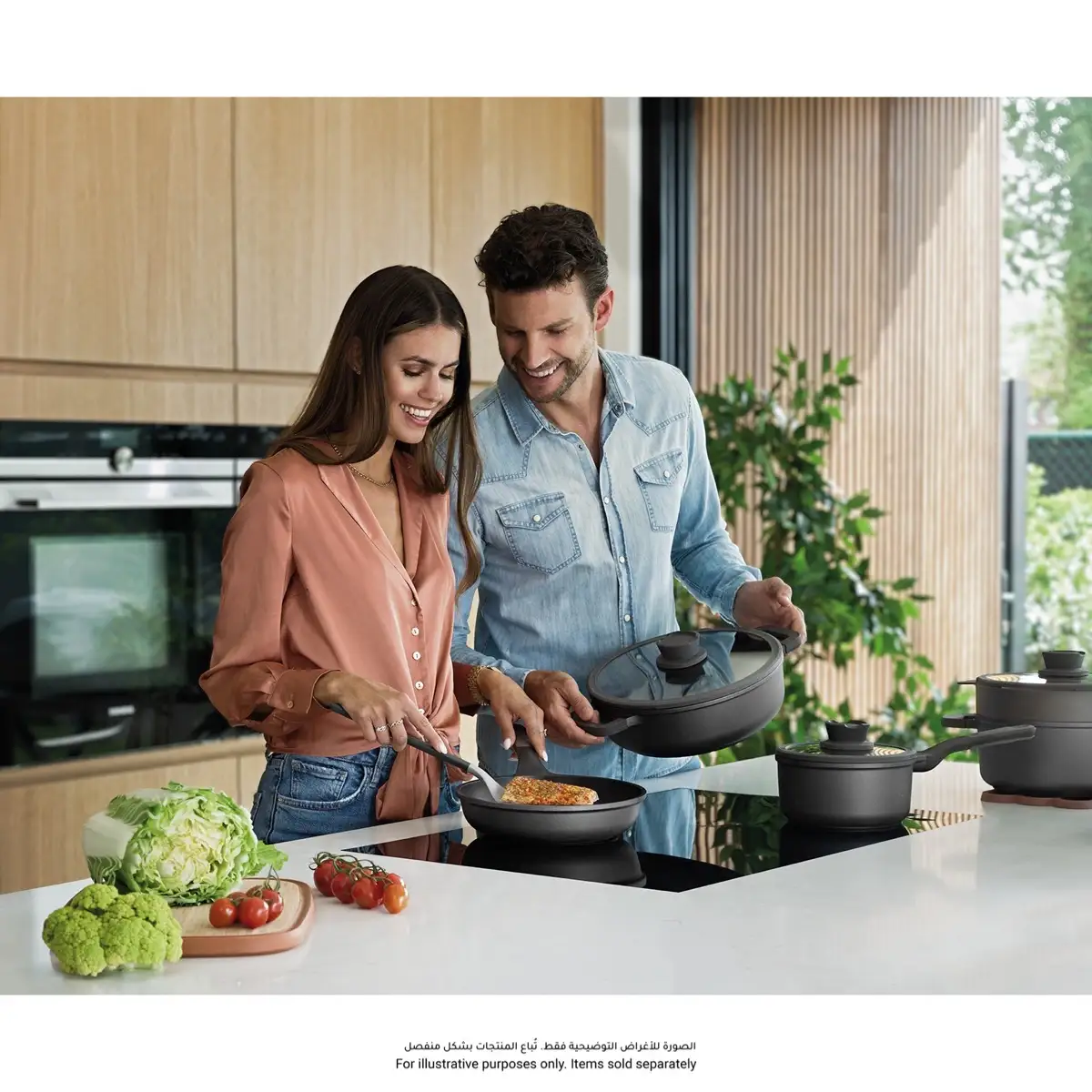 Berghoff Leo Stone+ Non-Stick Cast Aluminium Covered Saute Pan (28 cm)