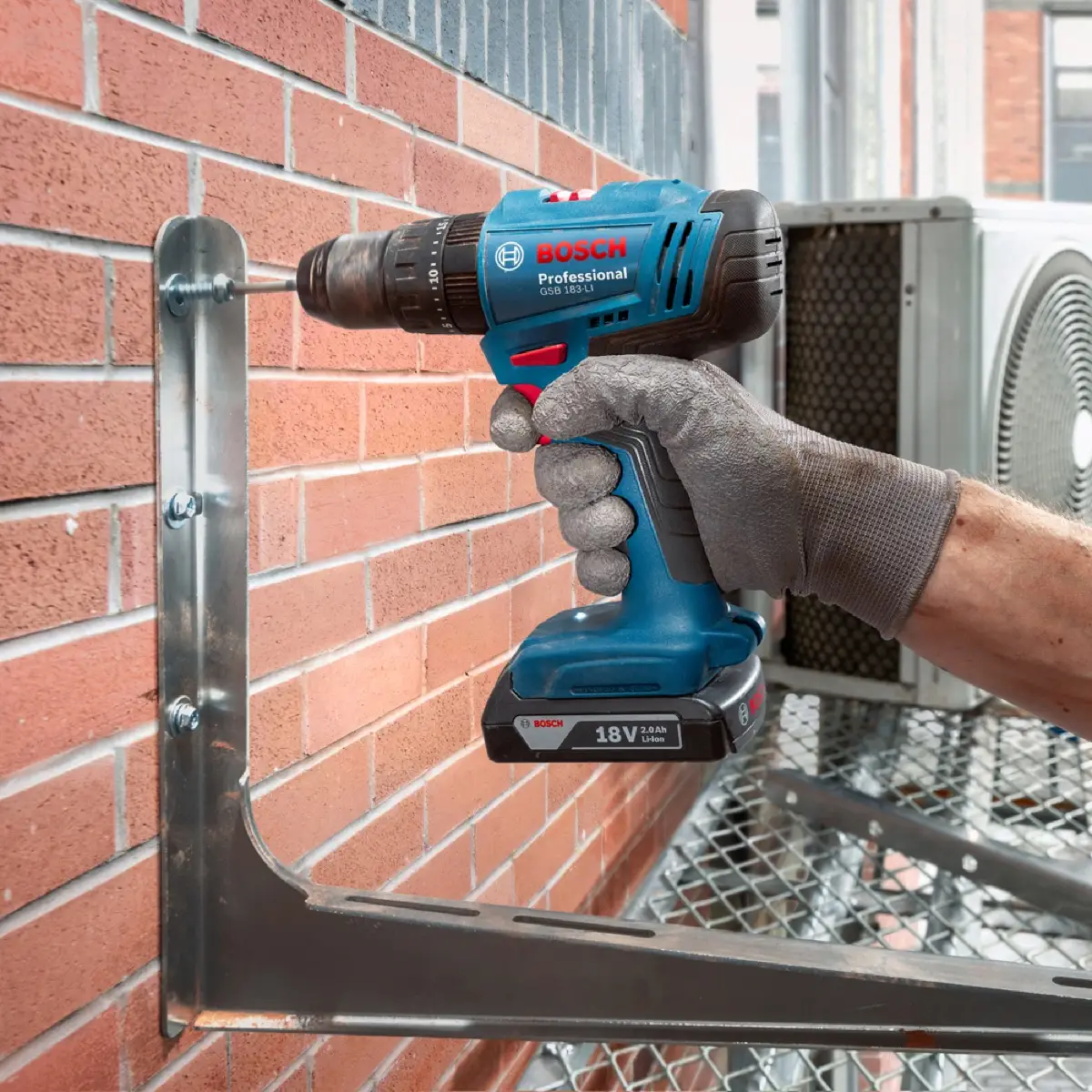Bosch GSB 183Li 18V Cordless Impact Drill W/Batteries + Xline Set