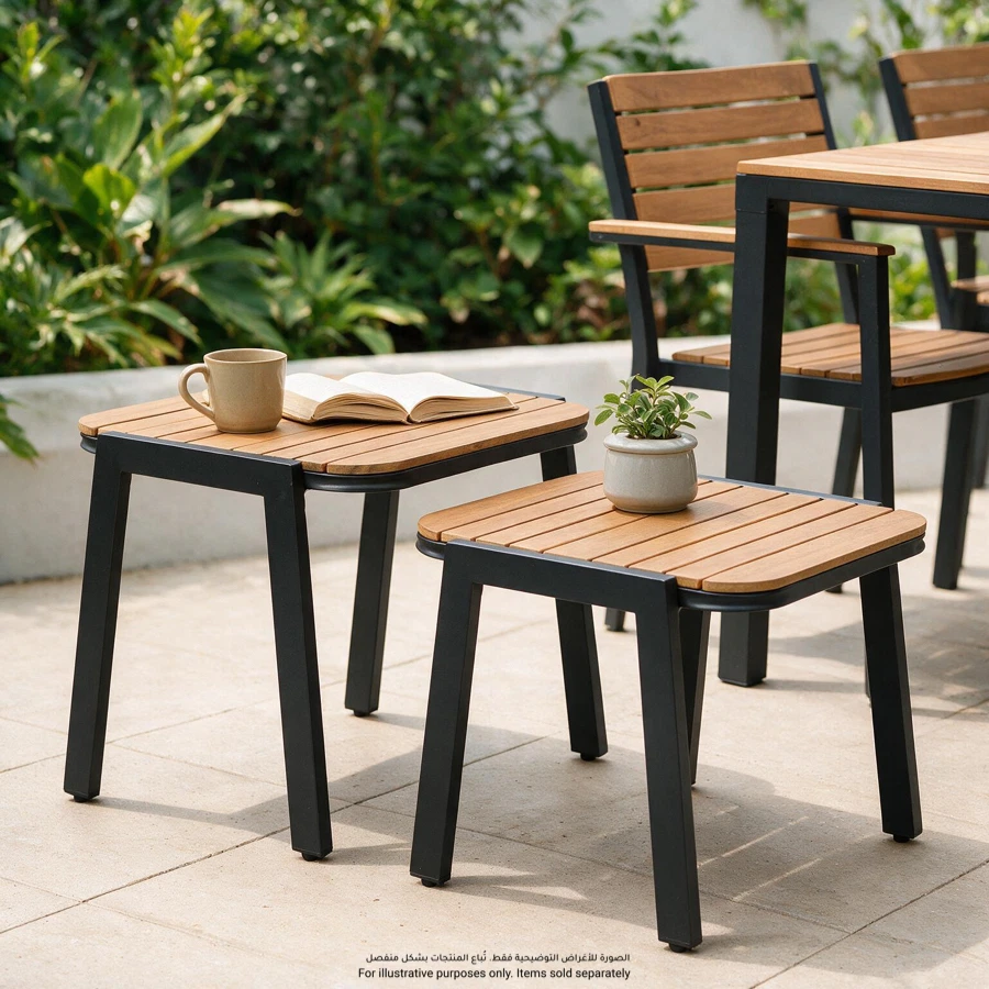 Living Accents Linea Nesting Table Set (48.5 x 46 x 44.5 cm, 2 Pc.)
