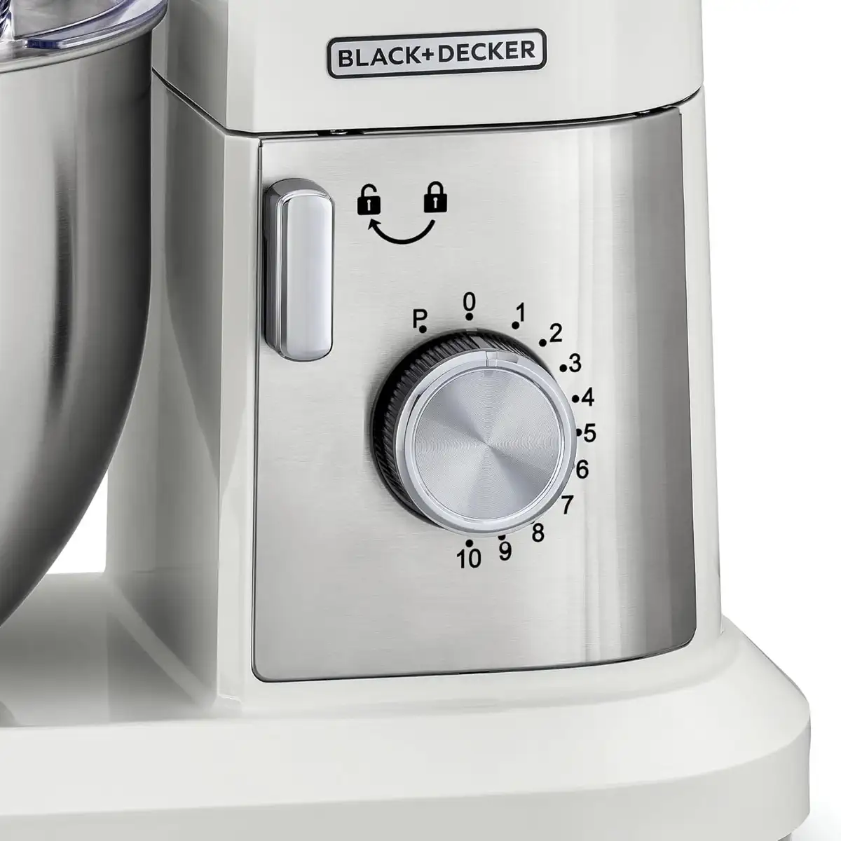 Black+Decker Multifunctional Kitchen Machine Stand Mixer, MKM100-B5 (6 L, 1000 W)