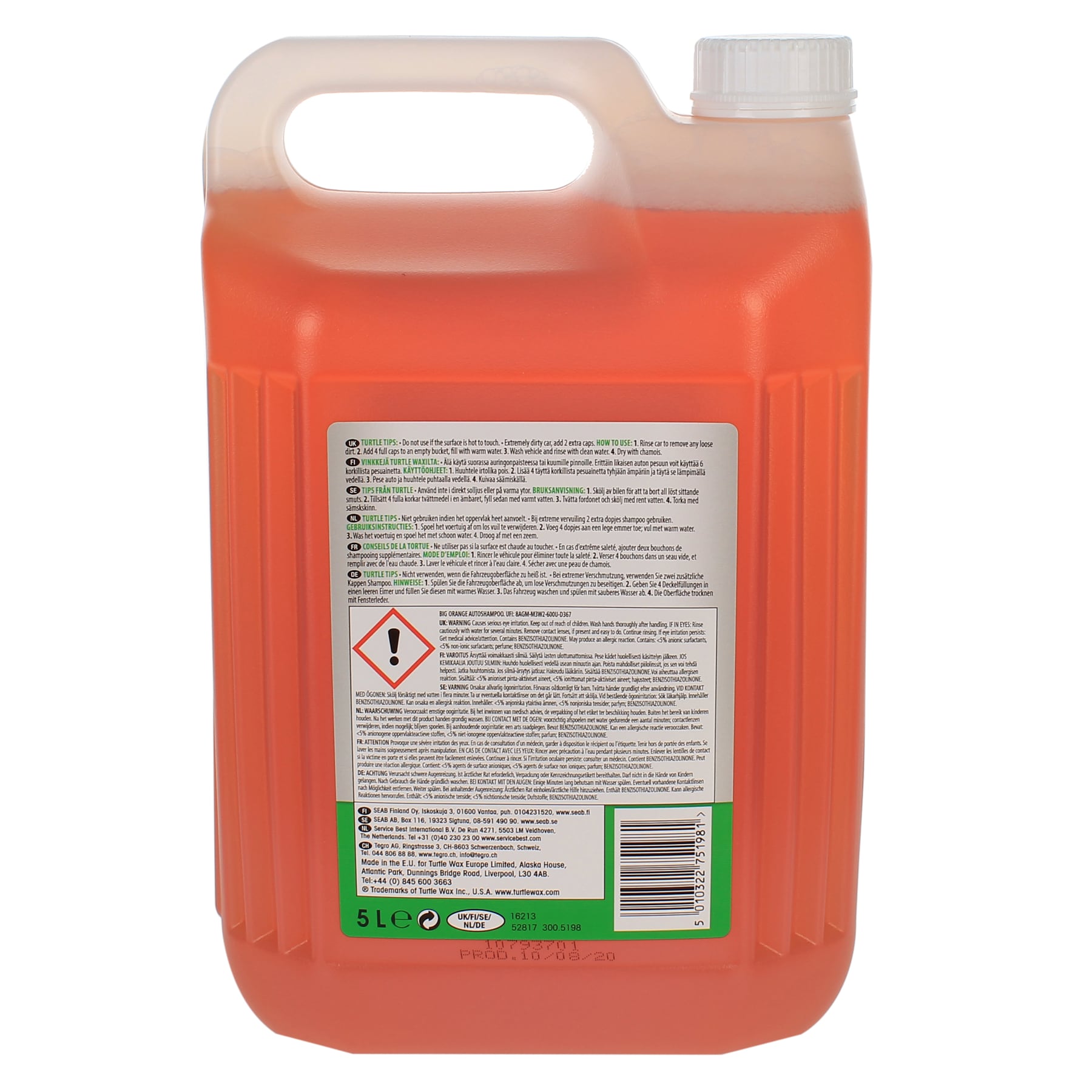 Turtle Wax Big Orange Auto Shampoo (5 L)