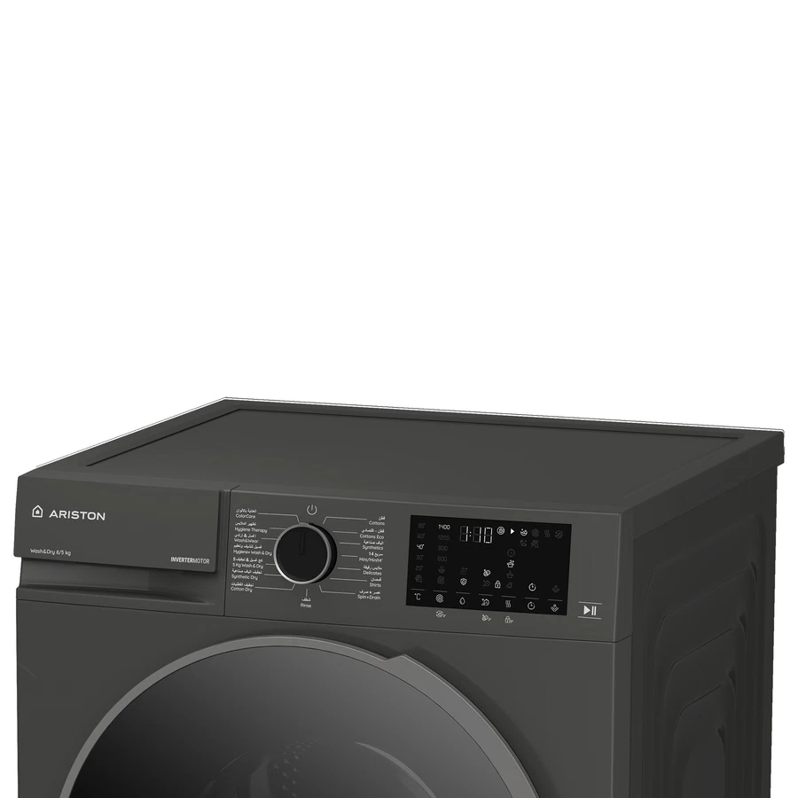 Ariston Free Standing Front Load Washer Dryer, ARWD085142DMME (8 Kg Wash, 5 Kg Dry, 1400 rpm)